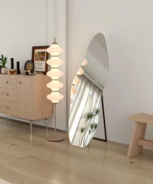 LULU 500×1600 mm pilna auguma neregulāras formas LED spogulis ar fona apgaismojumu