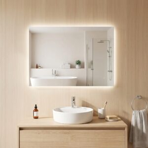 KAREN 1000x700 mm taisnstūra LED spogulis ar fona apgaismojumu
