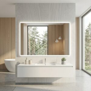JUDI2 1800×900 mm taisnstūra LED spogulis ar priekšējo apgaismojumu