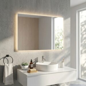 KAREN 1200×800 mm taisnstūra LED spogulis ar fona apgaismojumu